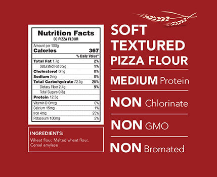 00 Pizza Flour (Pack Of 3)