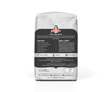 Coarse Dark Rye Flour (Pack Of 2)